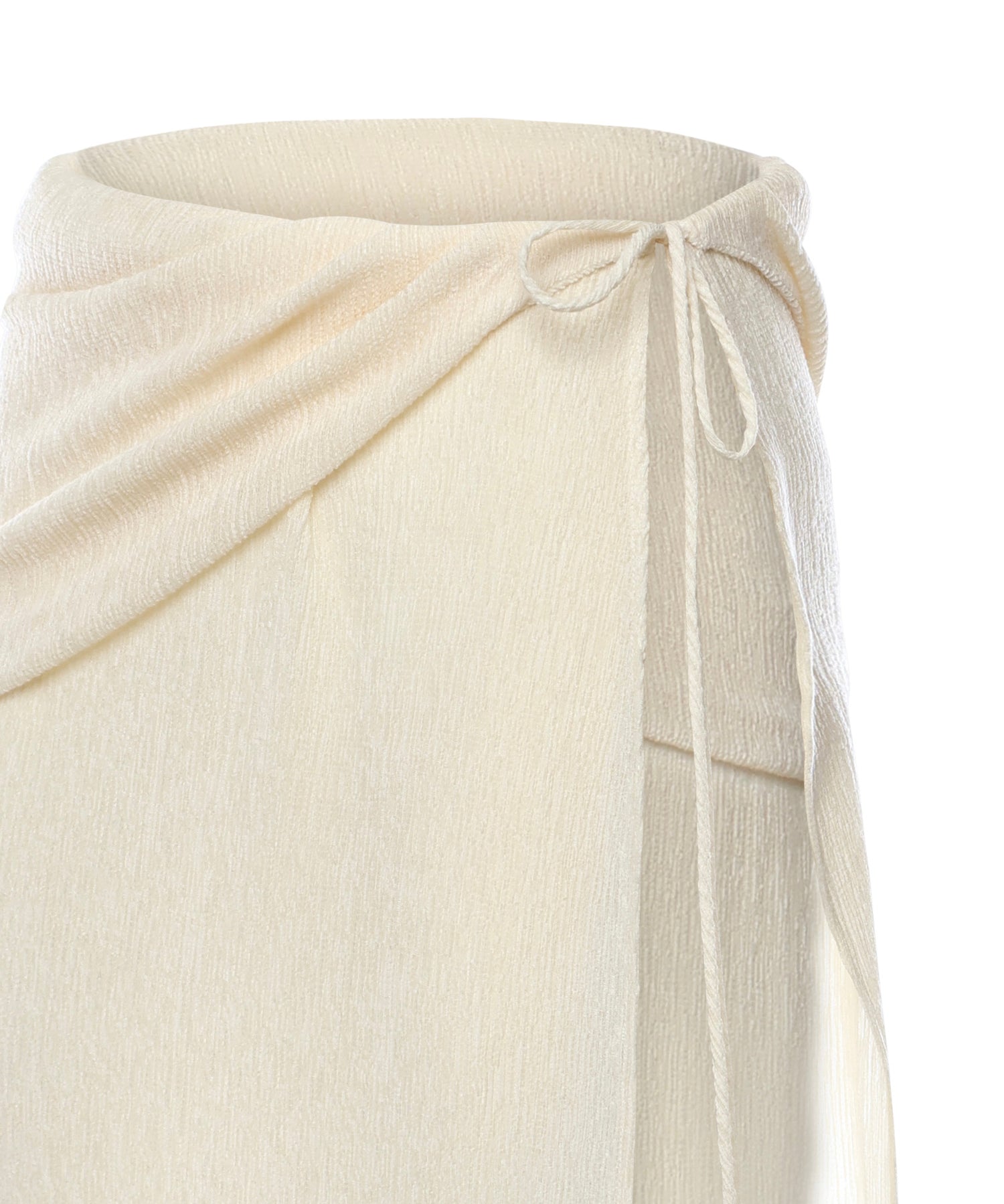 Gonna lunga drappeggiata con perline 305426  MAGDA BUTRYM 