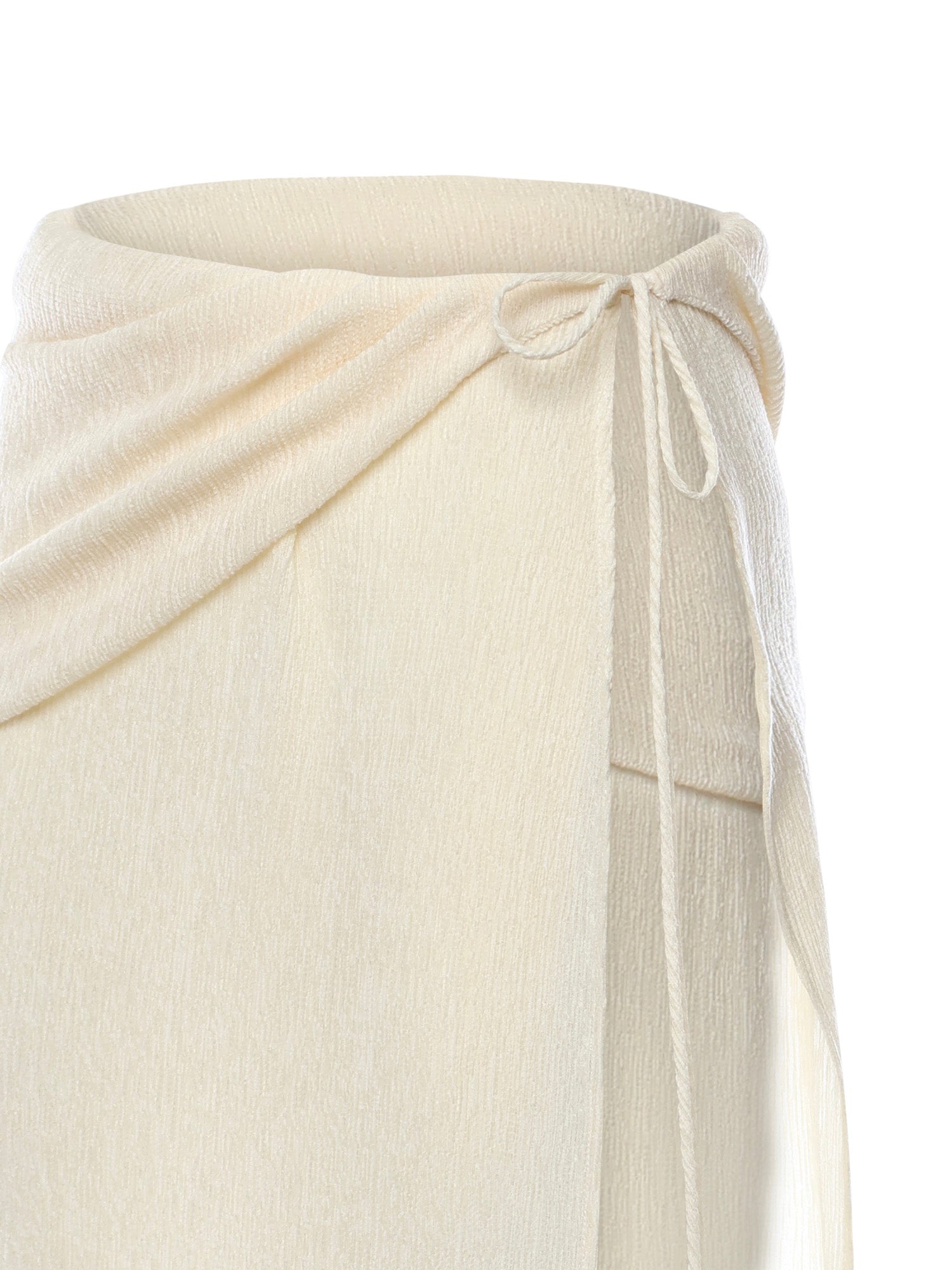 Gonna lunga drappeggiata con perline 305426  MAGDA BUTRYM 