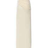 Gonna lunga drappeggiata con perline 305426  MAGDA BUTRYM 