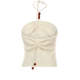 Top drappeggiato con perline 308426  MAGDA BUTRYM 