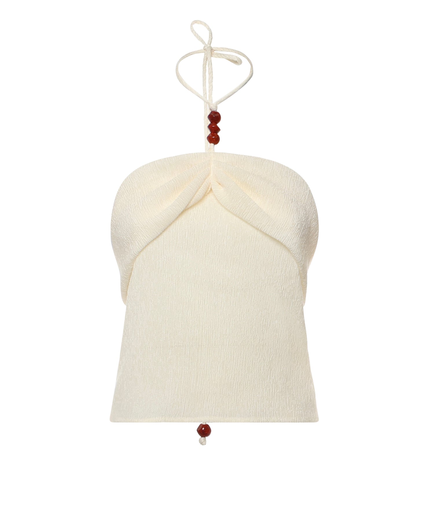 Top drappeggiato con perline 308426  MAGDA BUTRYM 