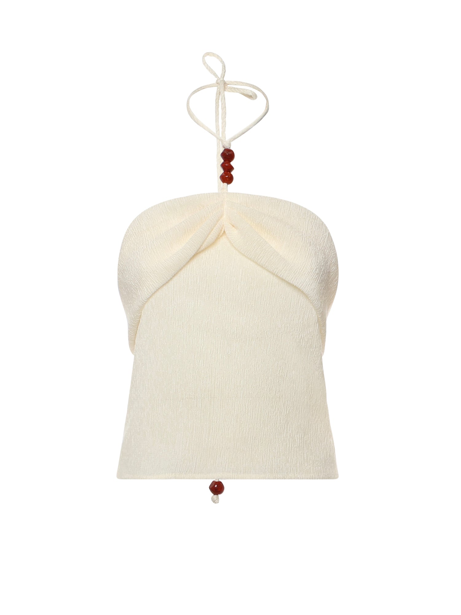 Top drappeggiato con perline 308426  MAGDA BUTRYM 