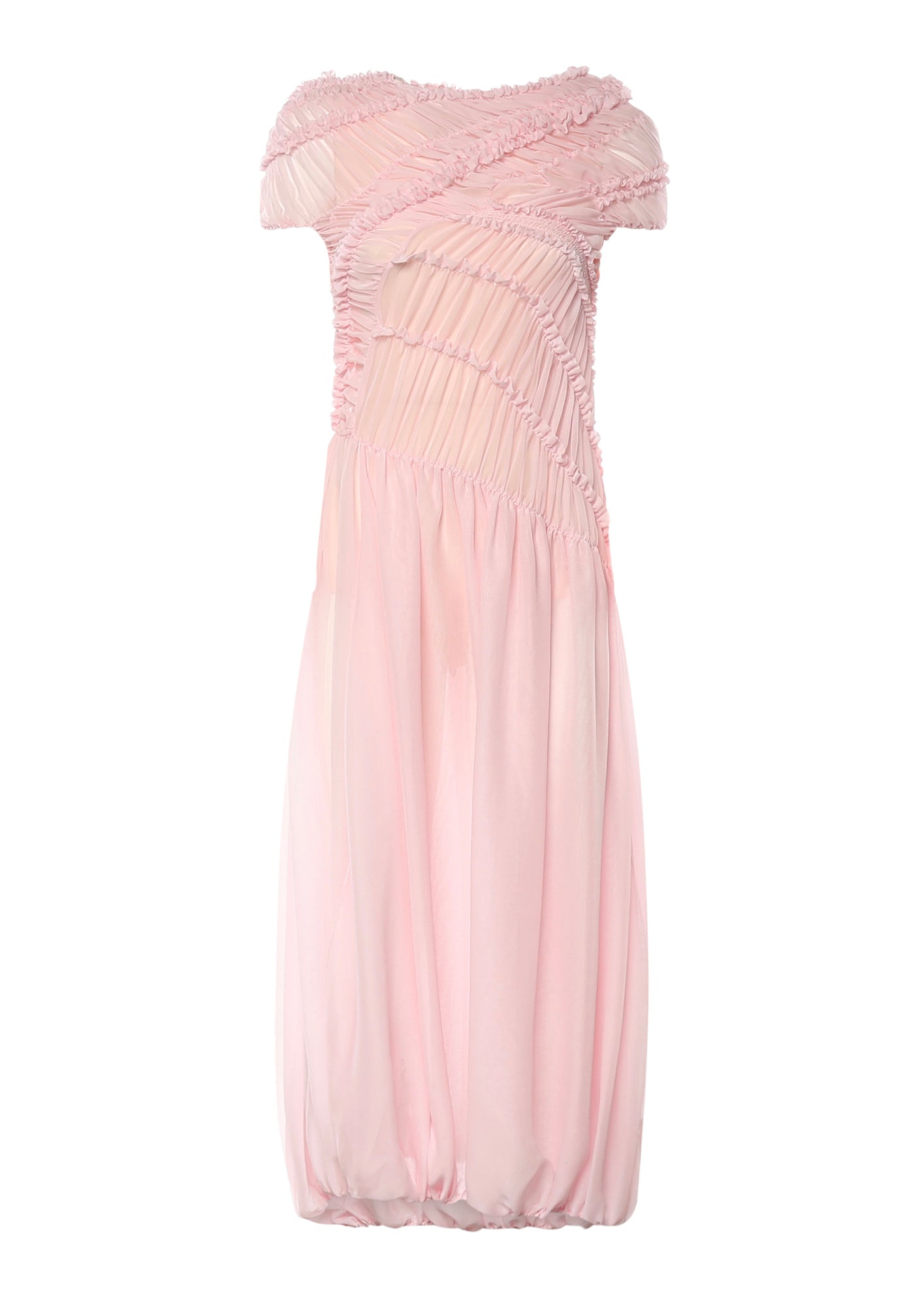 Abito midi in mussola di seta 317526  MAGDA BUTRYM 