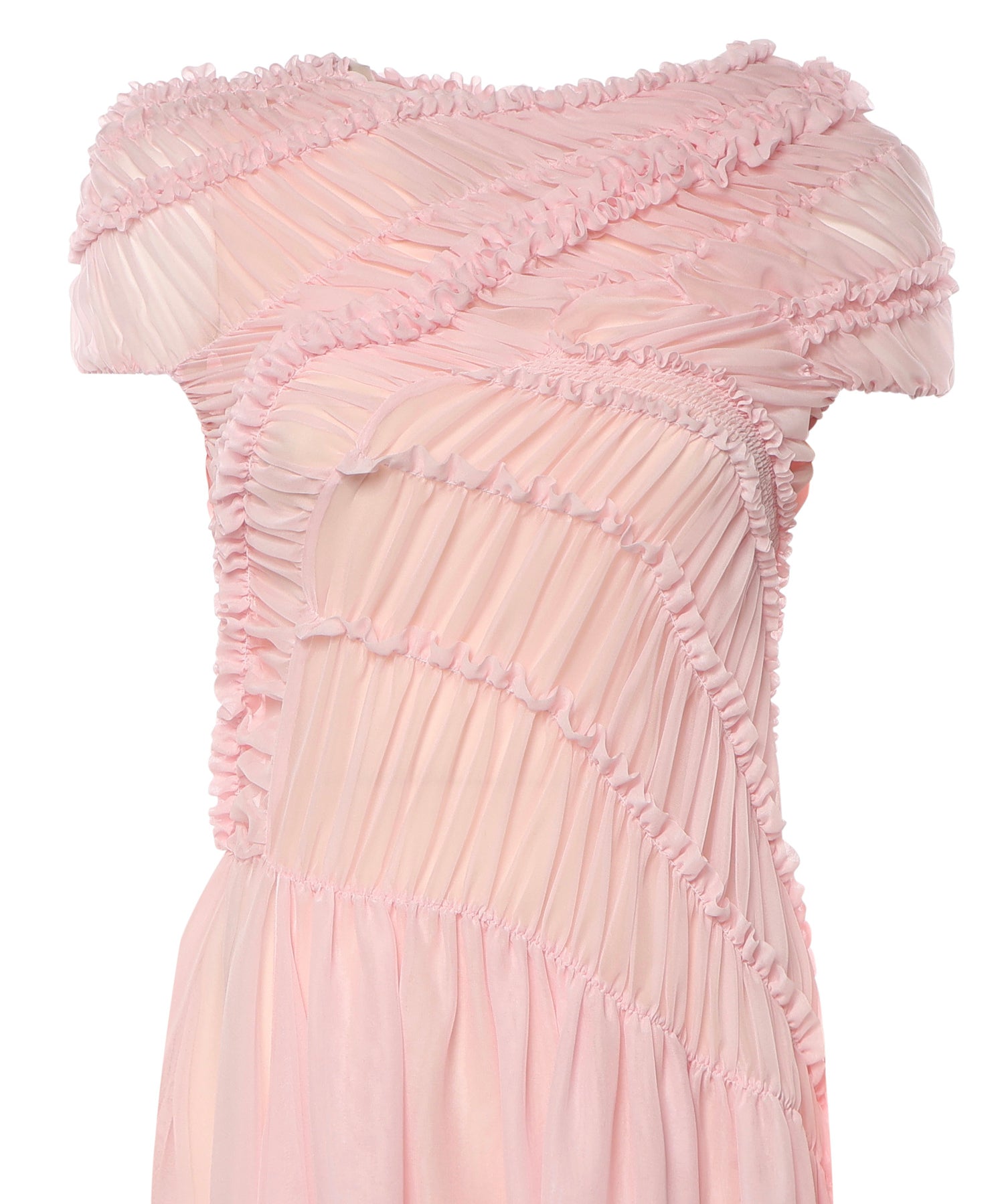 Abito midi in mussola di seta 317526  MAGDA BUTRYM 