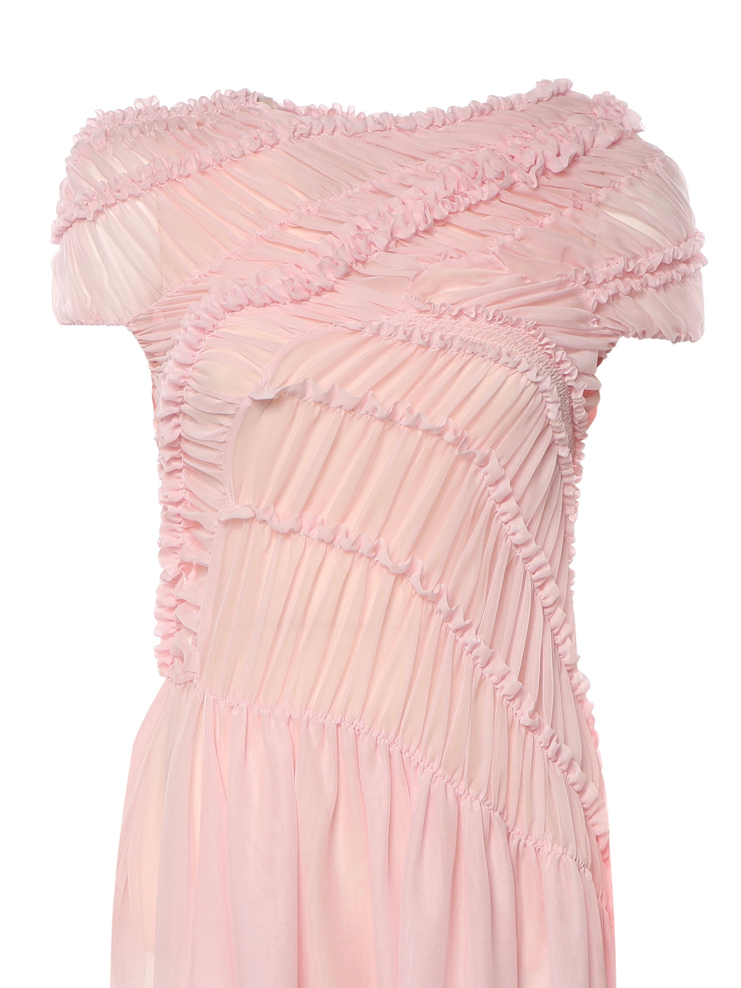 Abito midi in mussola di seta 317526  MAGDA BUTRYM 