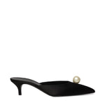 Mules in satin con perle 513526  MAGDA BUTRYM 