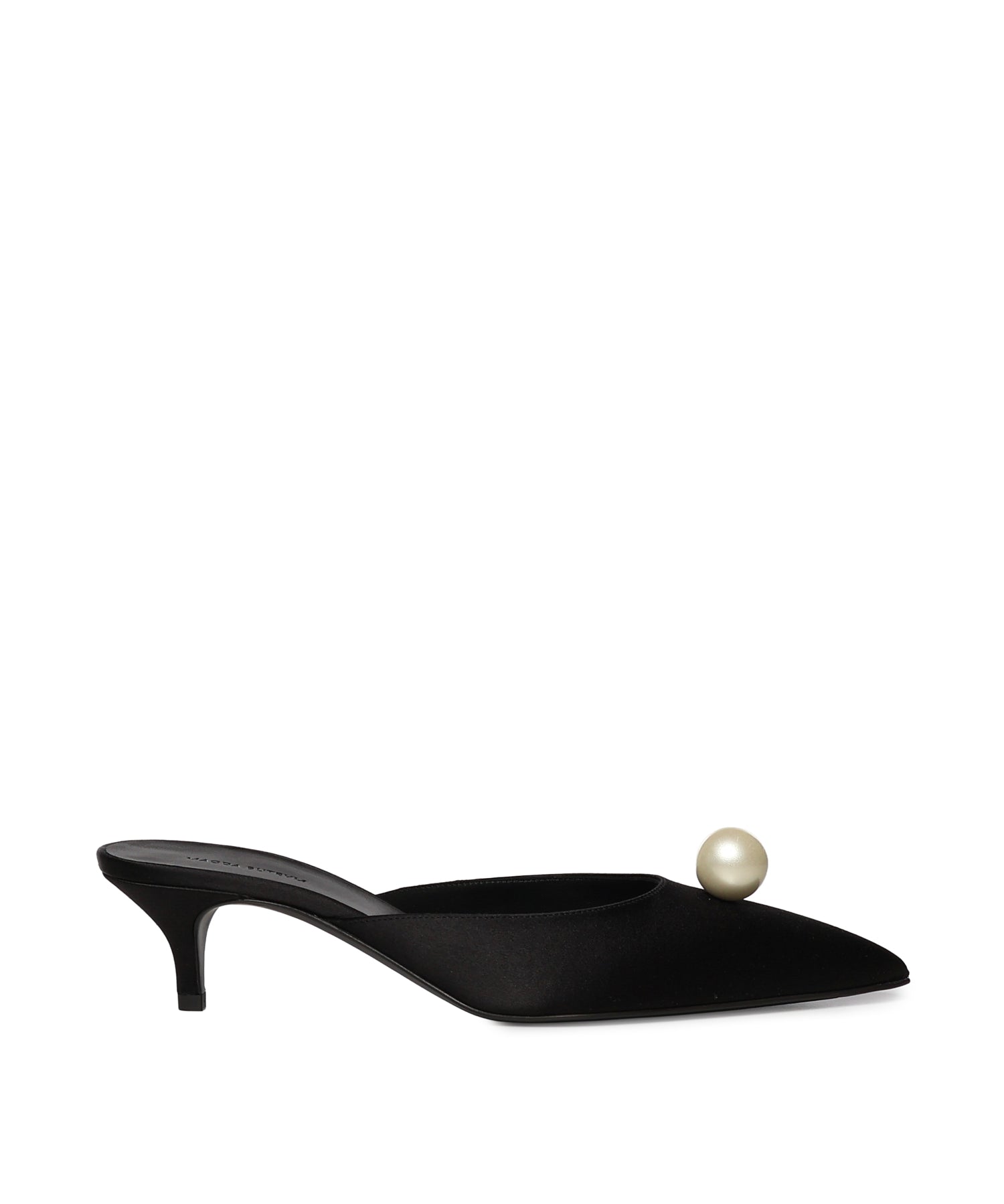 Mules in satin con perle 513526  MAGDA BUTRYM 