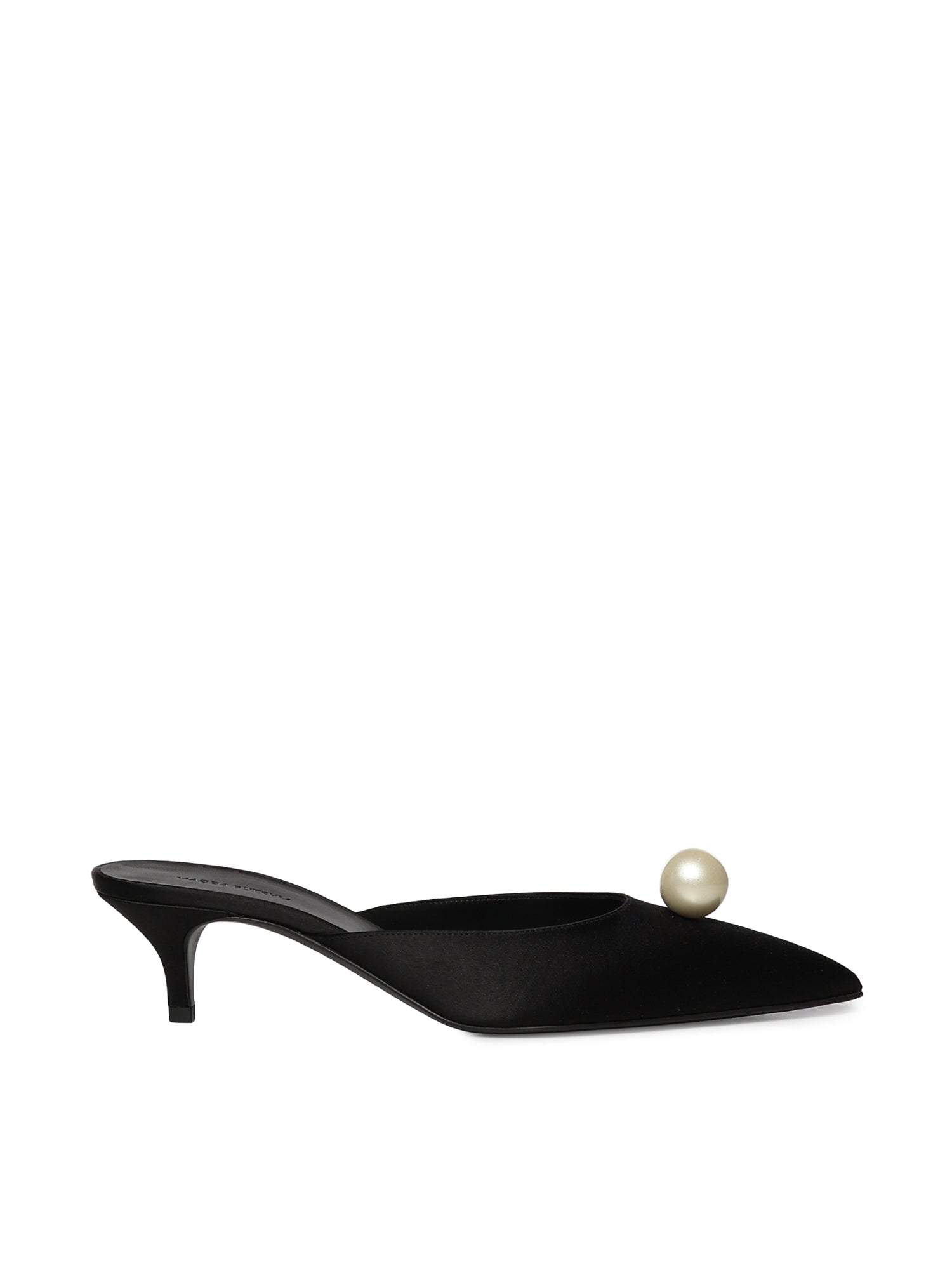 Mules in satin con perle 513526  MAGDA BUTRYM 