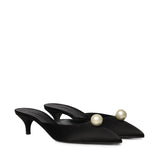 Mules in satin con perle 513526  MAGDA BUTRYM 