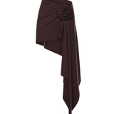 Gonna con applicazioni floreali<BR/> 606426  MAGDA BUTRYM 