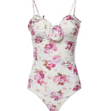 Costume da bagno con stampa floreale 607426  MAGDA BUTRYM 