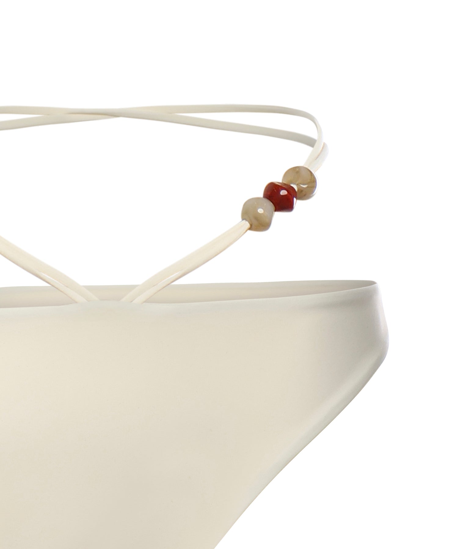 Slip bikini con cinturini e perline 618426  MAGDA BUTRYM 