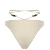 Slip bikini con cinturini e perline 618426  MAGDA BUTRYM 