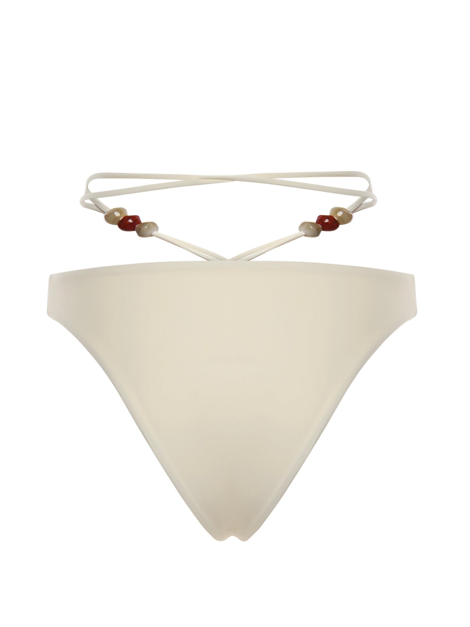 Slip bikini con cinturini e perline 618426  MAGDA BUTRYM 