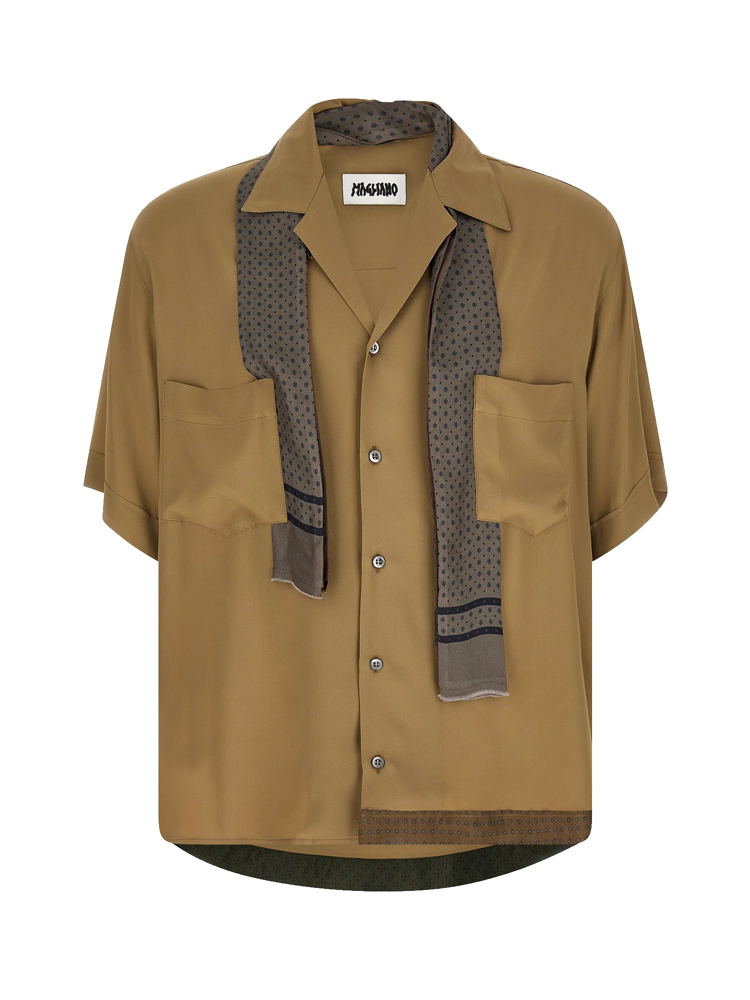 Camicia Pasolini in acetato e seta MGSS26SH01870 6073 MAGLIANO 