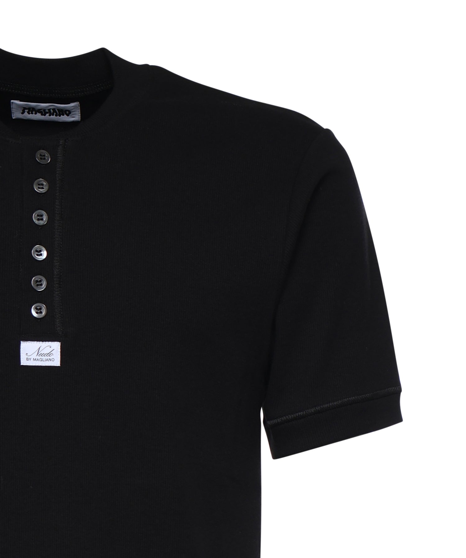 Polo in jersey di cotone a coste MGSS26TT01876 6069 MAGLIANO 