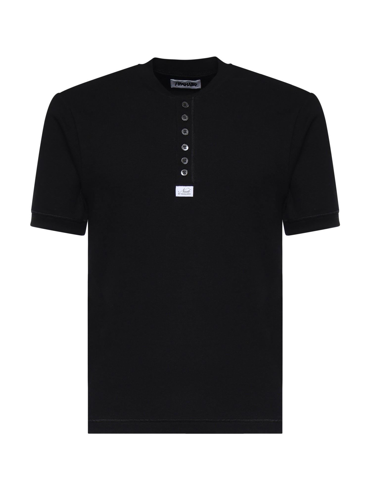 Polo in jersey di cotone a coste MGSS26TT01876 6069 MAGLIANO 
