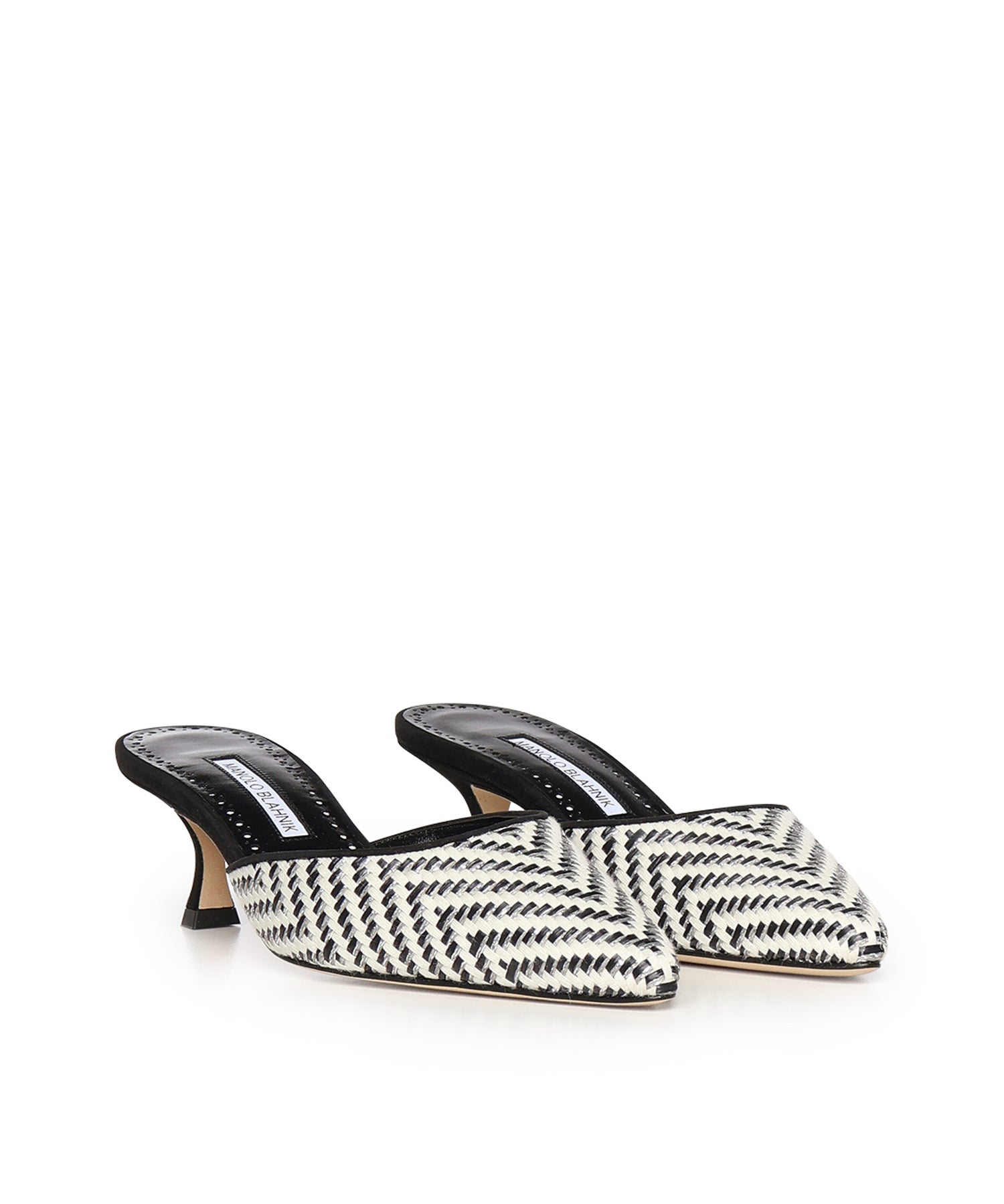 Mules Carolyne in tessuto 1263126 978I MANOLO BLAHNIK 