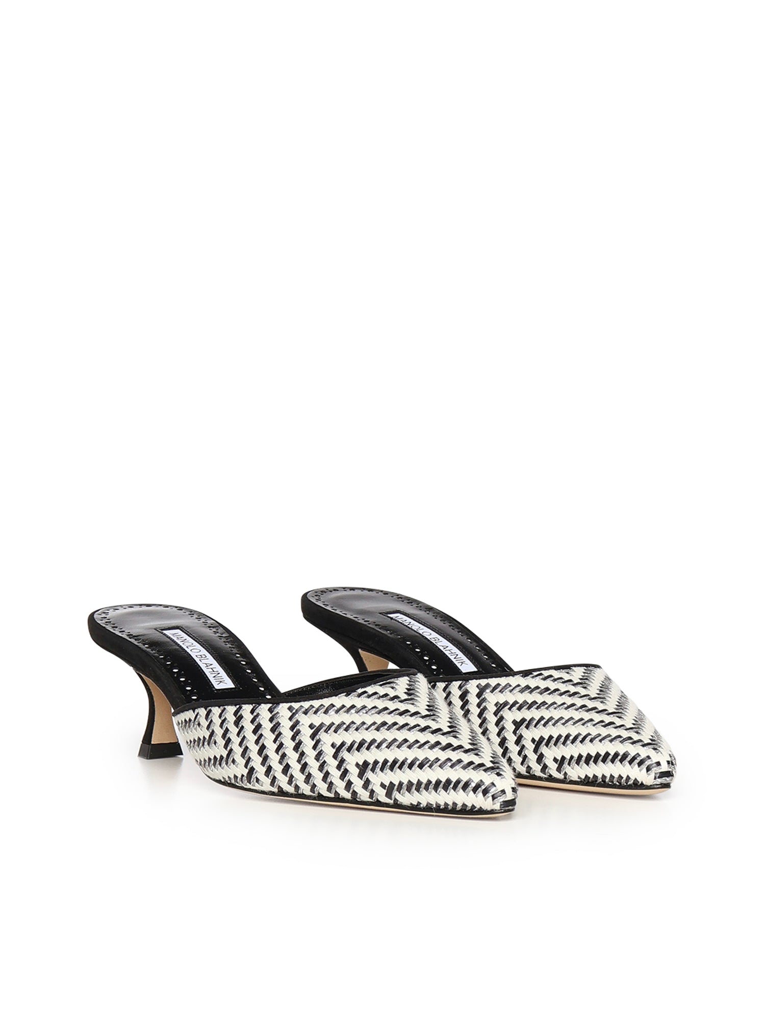 Mules Carolyne in tessuto 1263126 978I MANOLO BLAHNIK 