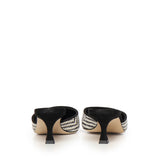 Mules Carolyne in tessuto 1263126 978I MANOLO BLAHNIK 