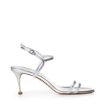 Sandali Ciagapla in pelle metallizzata 1263168 0454 MANOLO BLAHNIK 