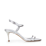 Sandali Ciagapla in pelle metallizzata 1263168 0454 MANOLO BLAHNIK 