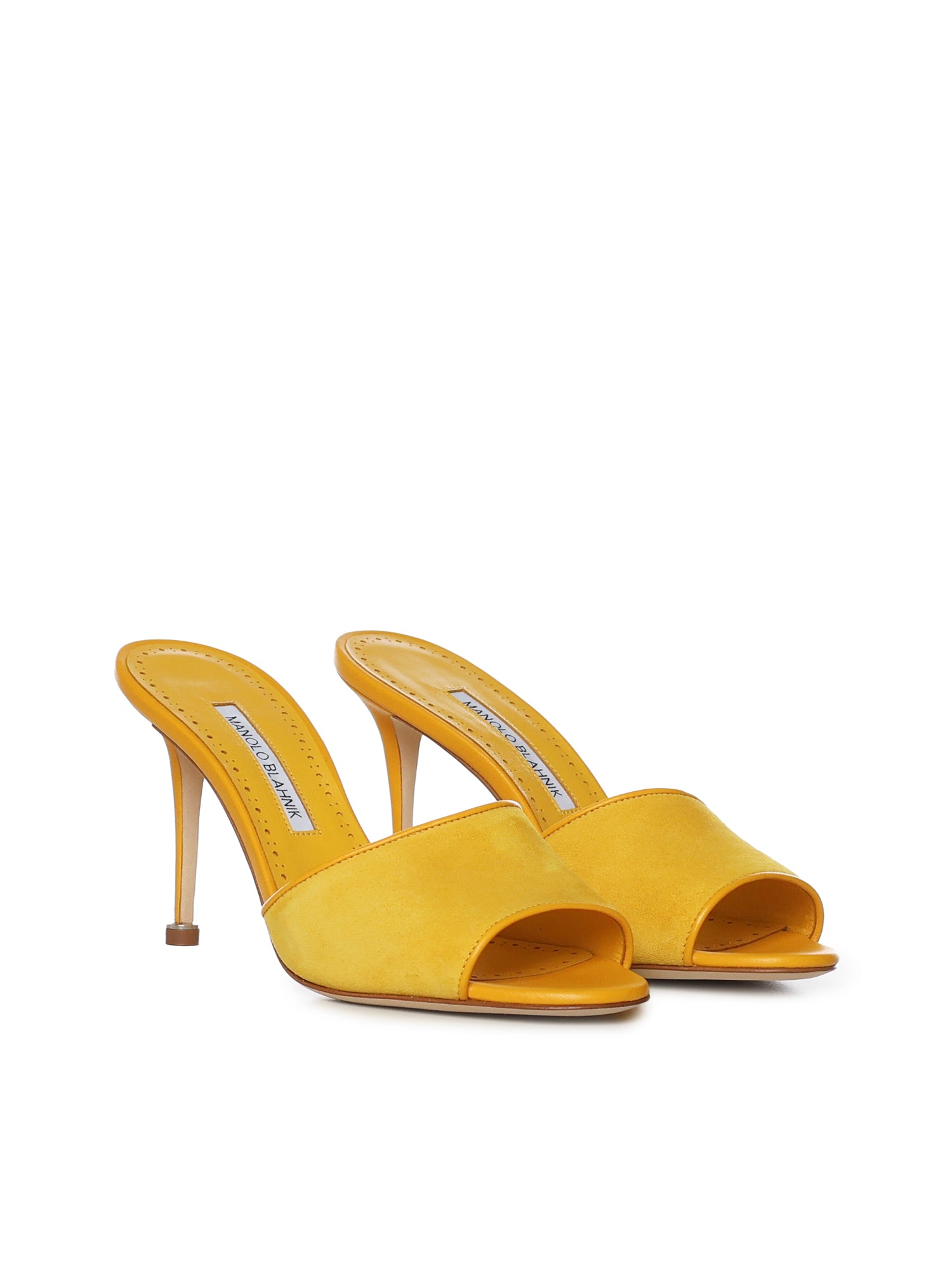 Mules Larache in suede 1263172 7329 MANOLO BLAHNIK 
