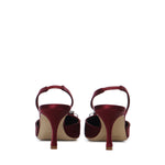 Décolleté slingback in raso 1263183 6037 MANOLO BLAHNIK 