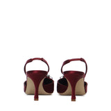 Décolleté slingback in raso 1263183 6037 MANOLO BLAHNIK 