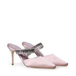 Mules Zumbon in raso 2262048 5113 MANOLO BLAHNIK 