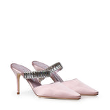 Mules Zumbon in raso 2262048 5113 MANOLO BLAHNIK 