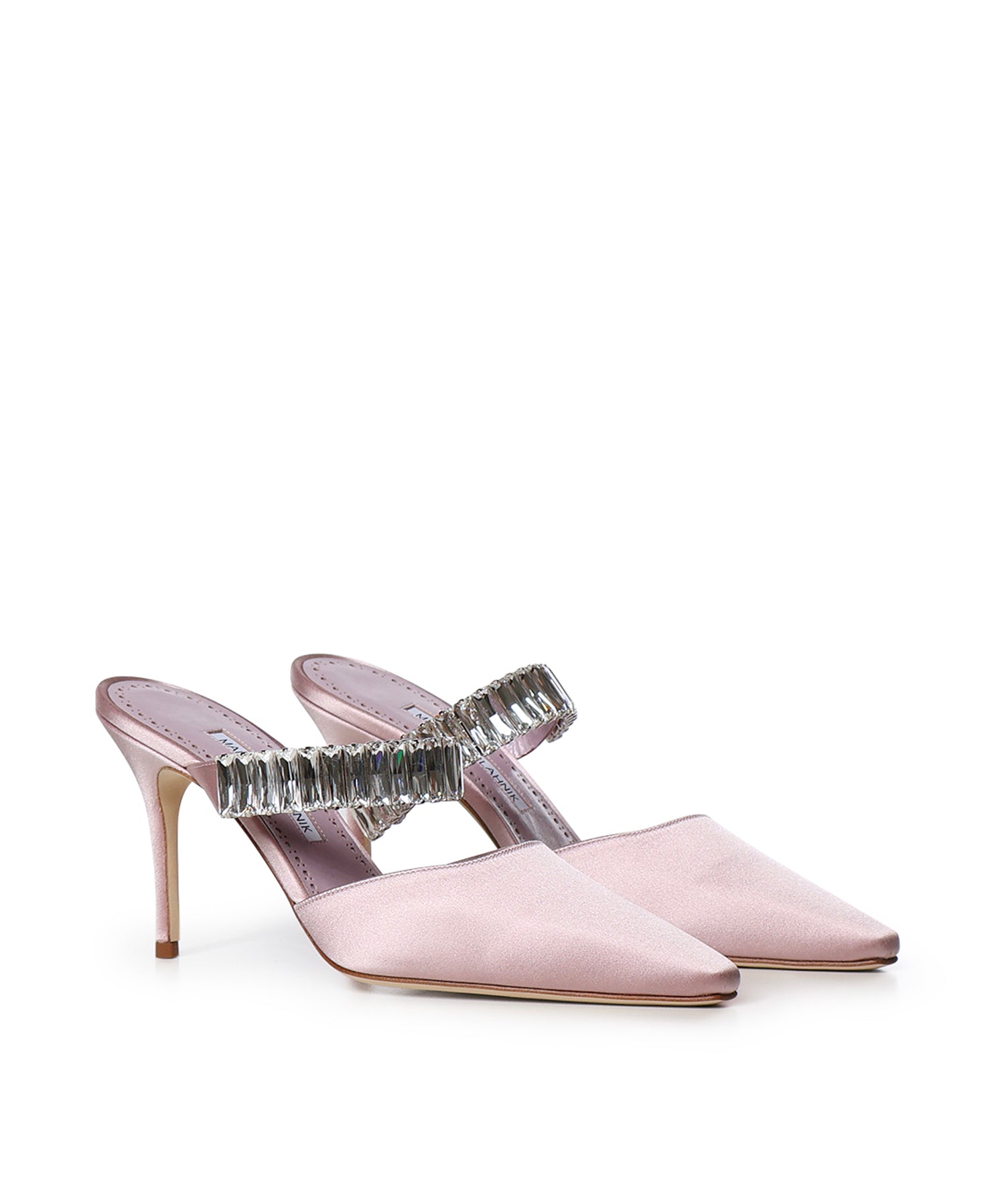 Mules Zumbon in raso 2262048 5113 MANOLO BLAHNIK 