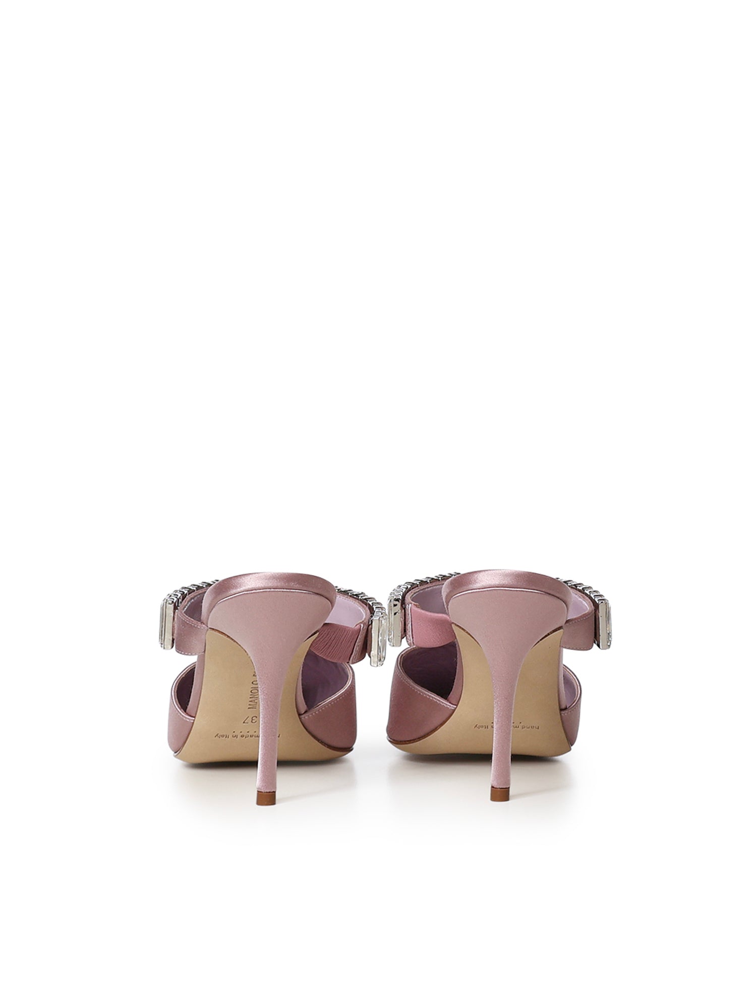 Mules Zumbon in raso 2262048 5113 MANOLO BLAHNIK 