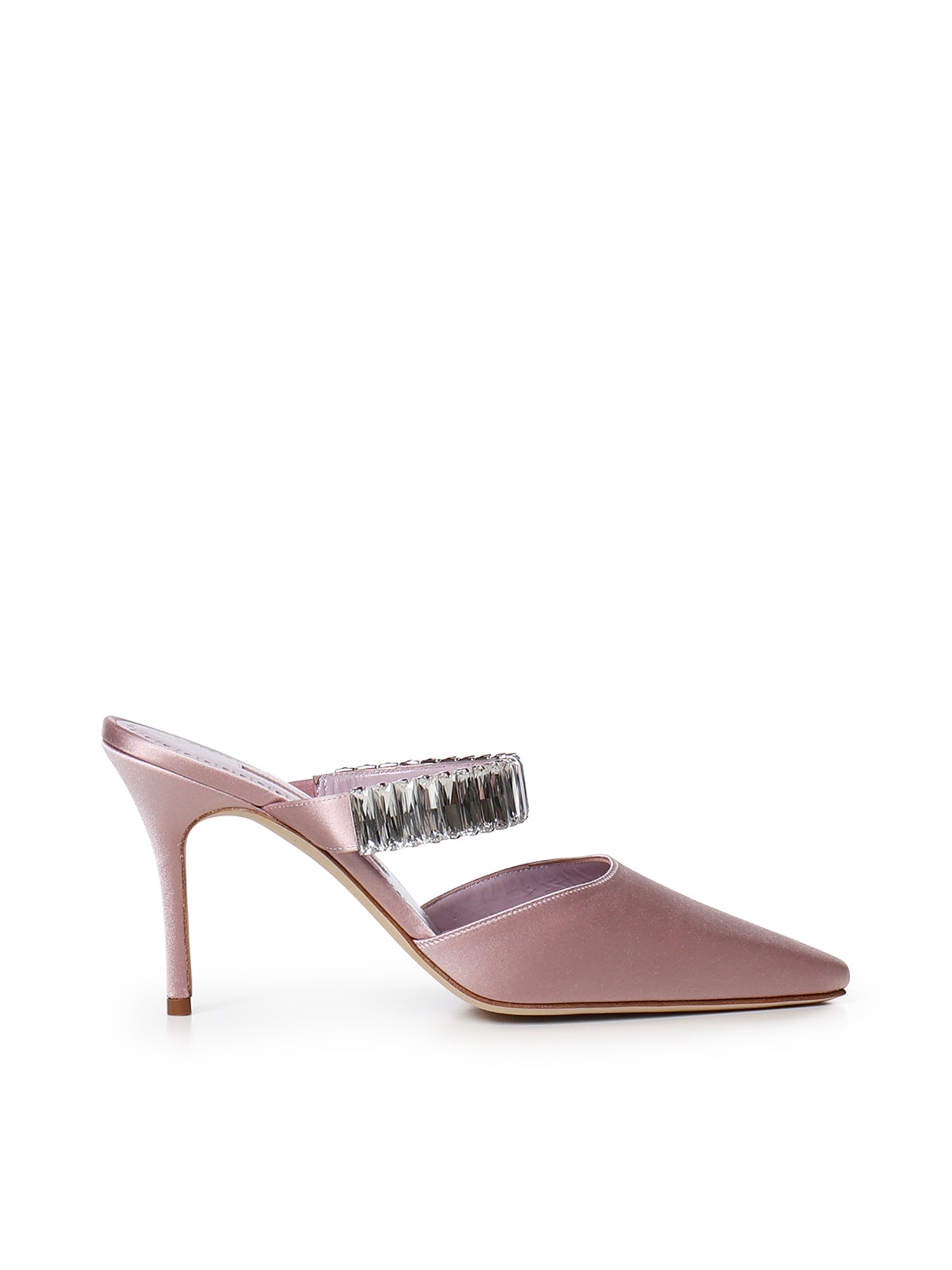 Mules Zumbon in raso 2262048 5113 MANOLO BLAHNIK 