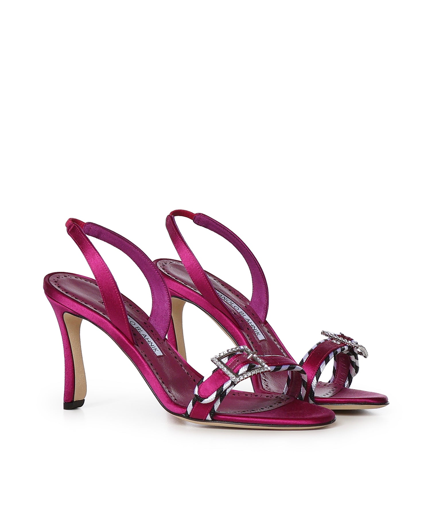 Sandali Sumbasan in raso 2262146 6520 MANOLO BLAHNIK 