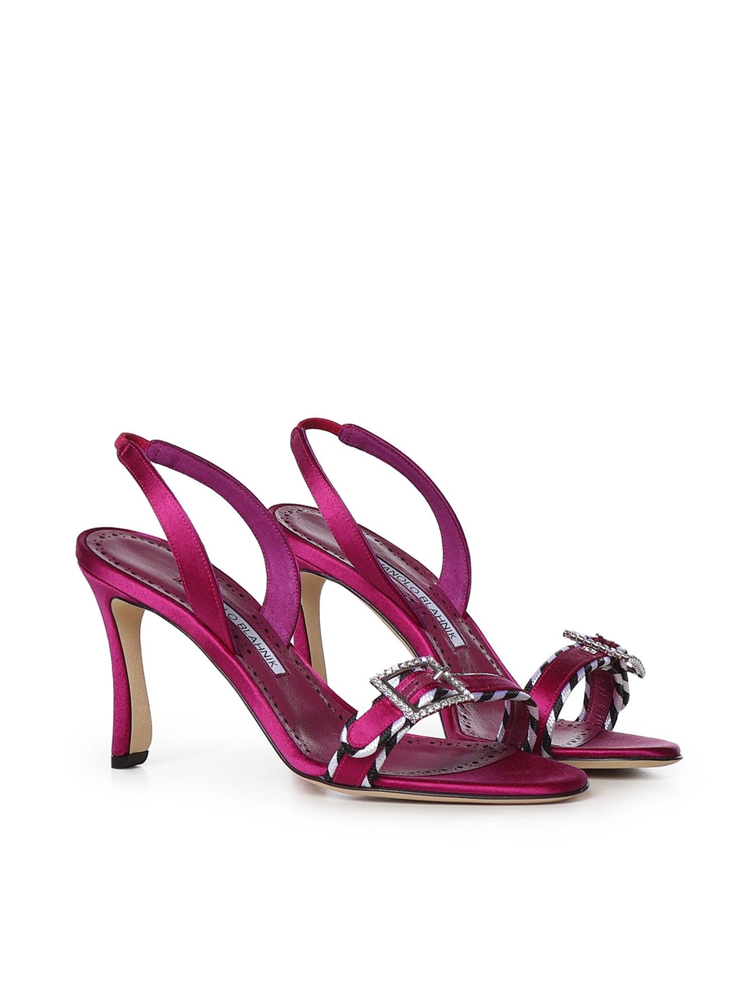 Sandali Sumbasan in raso 2262146 6520 MANOLO BLAHNIK 
