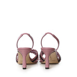 Sandali Volusan in pelle<BR/> 2262147 6554 MANOLO BLAHNIK 