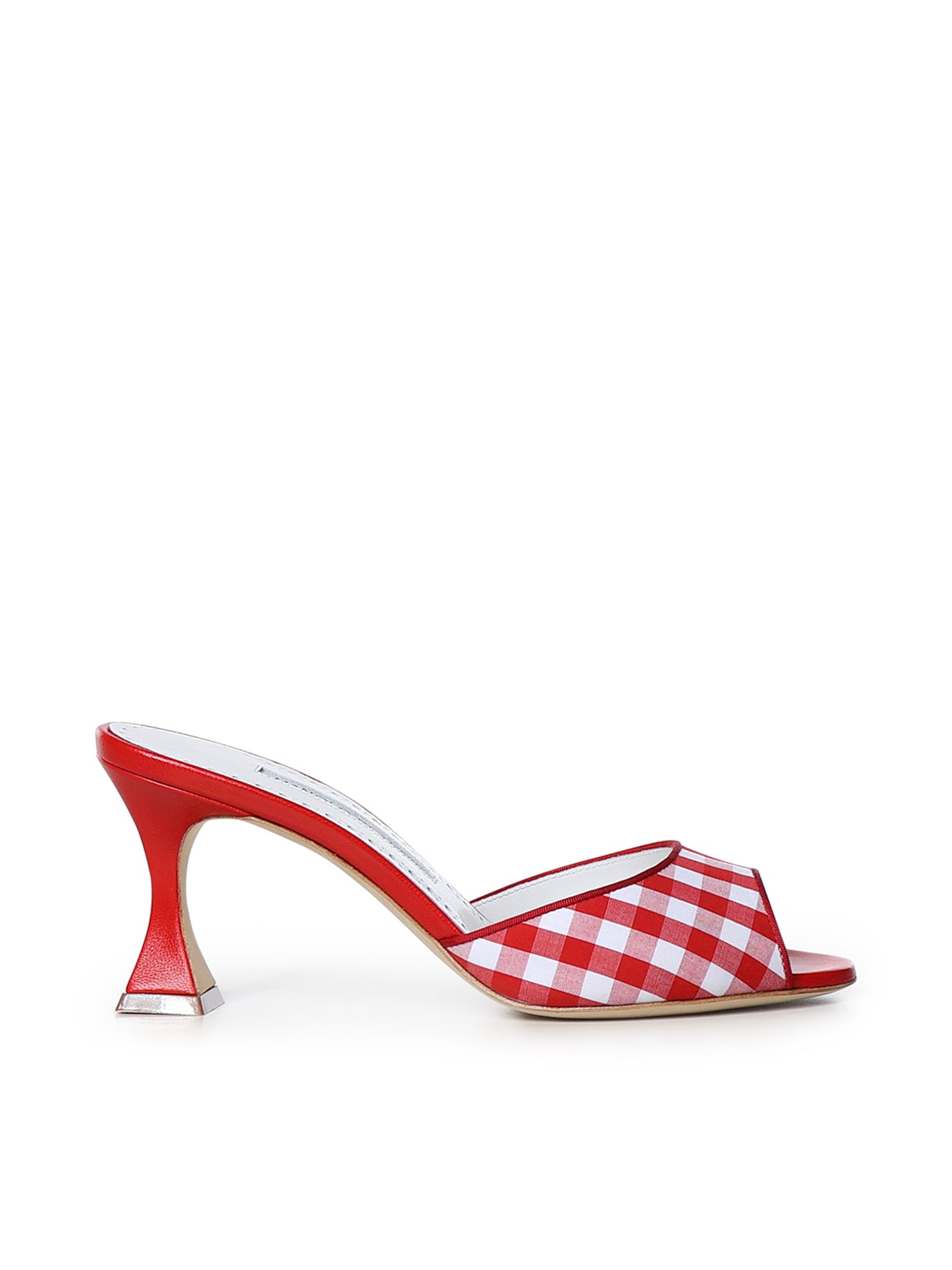 Mules Jadara check 2262195 9798 MANOLO BLAHNIK 