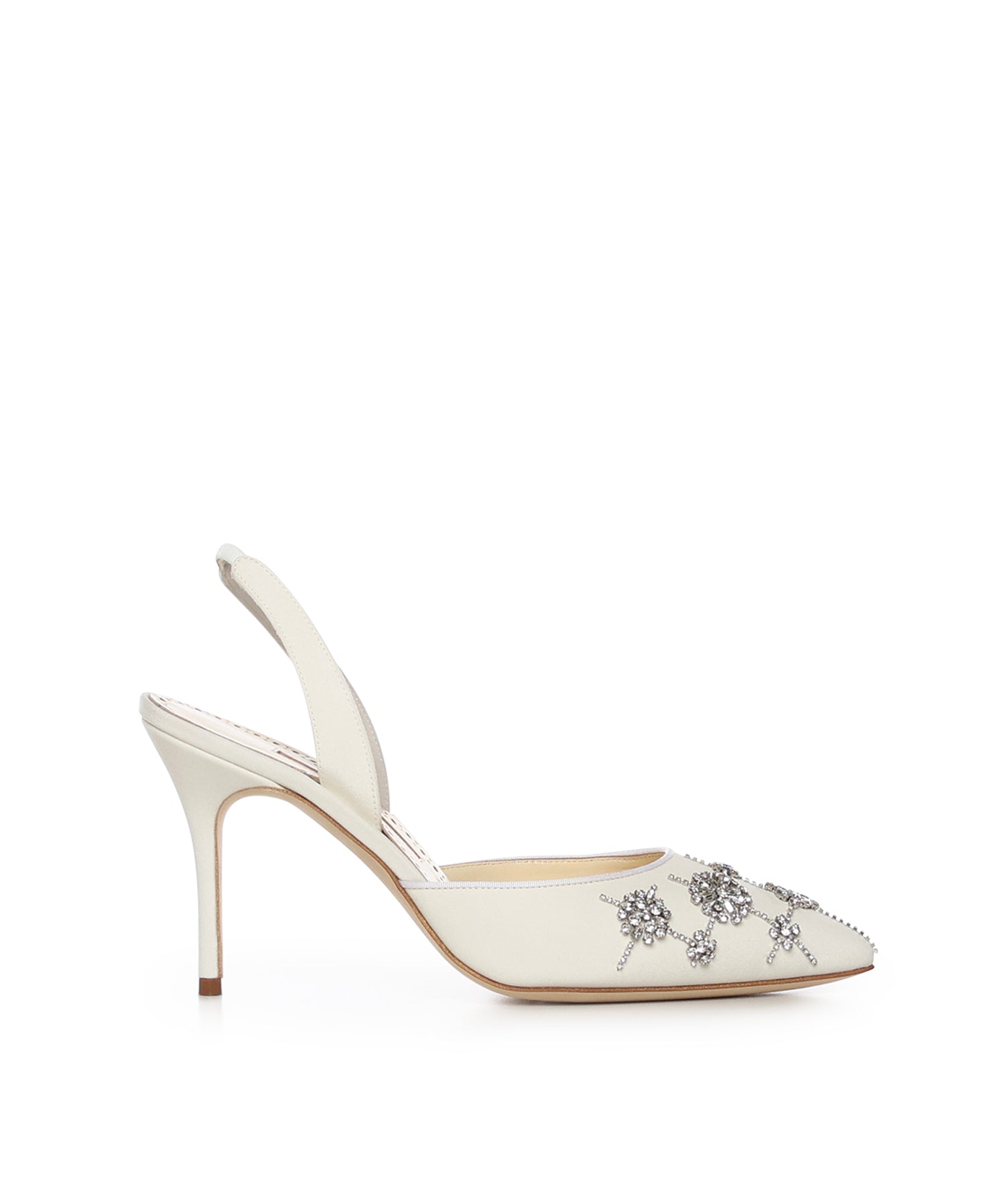Décolleté Ralyne in crepe de chine 4252060 1205 MANOLO BLAHNIK 