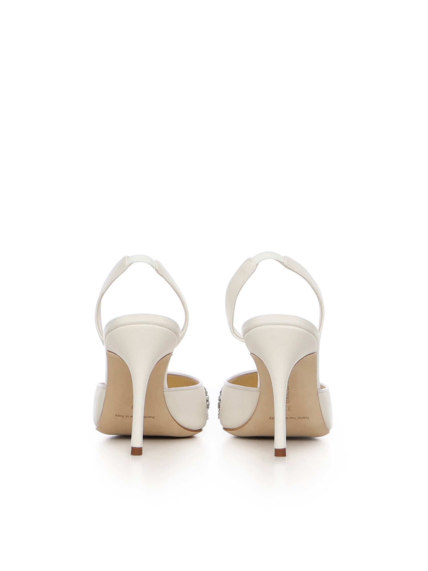Décolleté Ralyne in crepe de chine 4252060 1205 MANOLO BLAHNIK 
