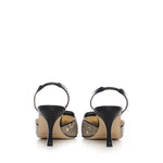 Décolleté Maisalebi con stampa lucertola 4252139 9076 MANOLO BLAHNIK 