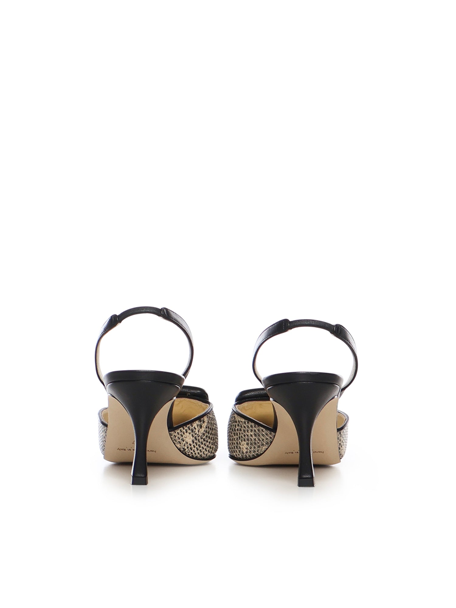 Décolleté Maisalebi con stampa lucertola 4252139 9076 MANOLO BLAHNIK 