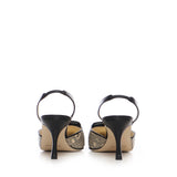 Décolleté Maisalebi con stampa lucertola 4252139 9076 MANOLO BLAHNIK 