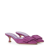Mules Maysale in suede 9XX0246 5133 MANOLO BLAHNIK 
