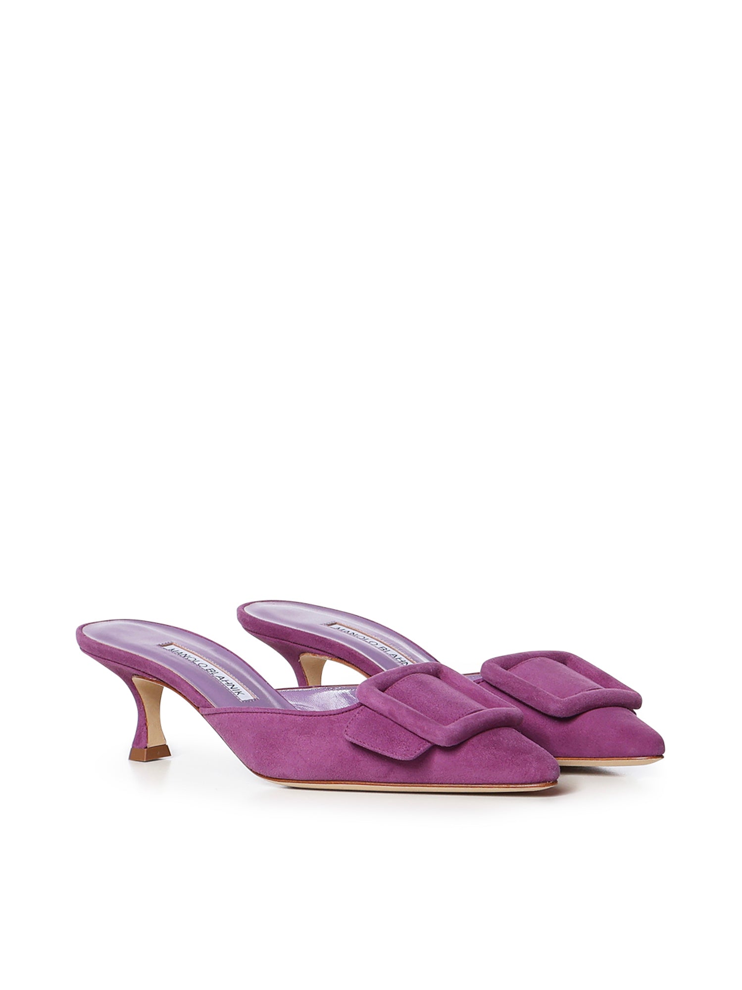 Mules Maysale in suede 9XX0246 5133 MANOLO BLAHNIK 