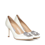 Décolleté Hangisi in raso 9XX0317 1309 MANOLO BLAHNIK 
