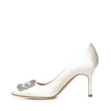 Décolleté Hangisi in raso 9XX0317 1309 MANOLO BLAHNIK 