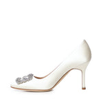 Décolleté Hangisi in raso 9XX0317 1309 MANOLO BLAHNIK 