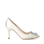 Décolleté Hangisi in raso 9XX0317 1309 MANOLO BLAHNIK 