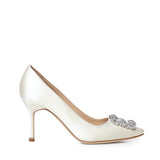 Décolleté Hangisi in raso 9XX0317 1309 MANOLO BLAHNIK 